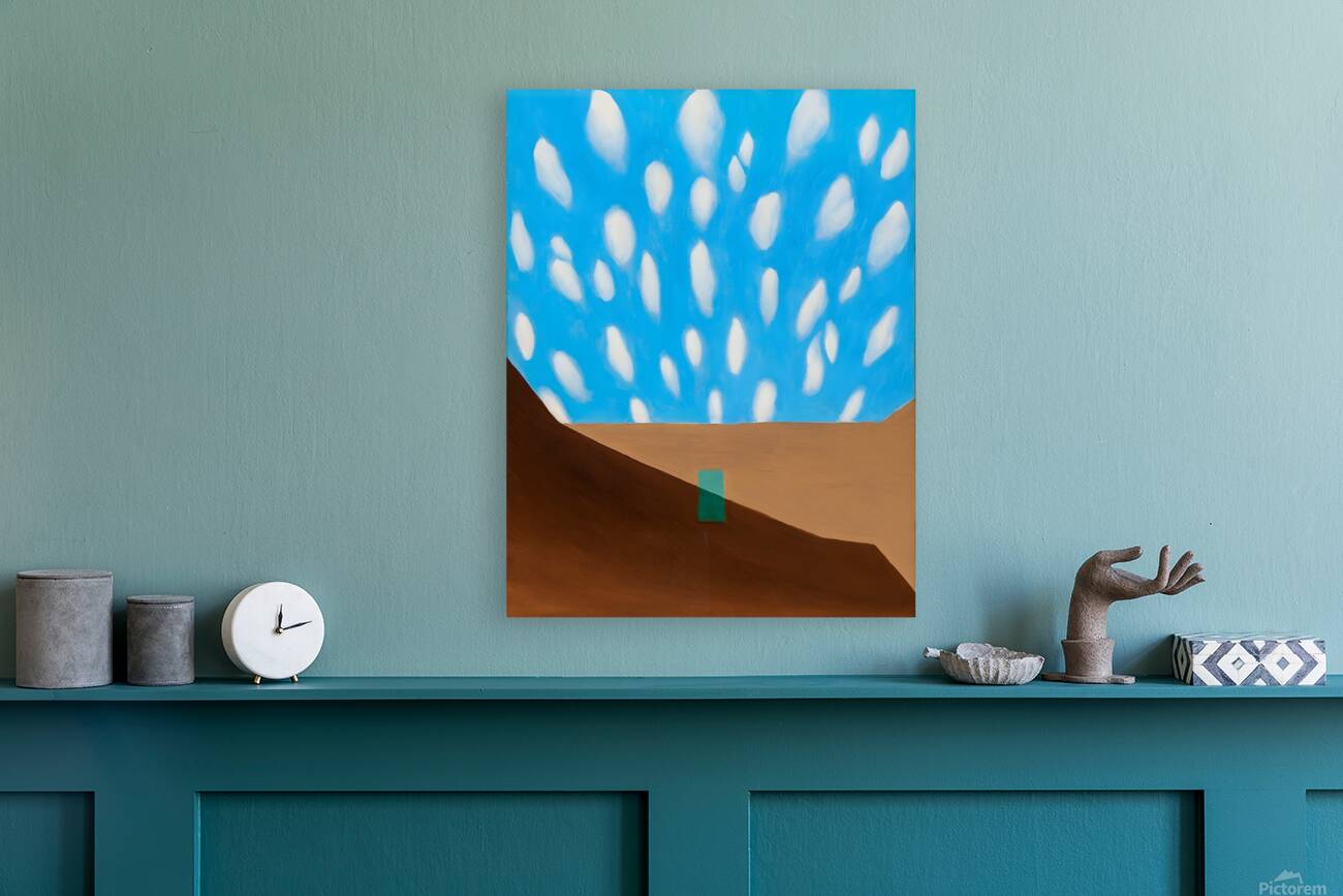 Georgia OKeeffe - In the Patio VIII  Reproduction