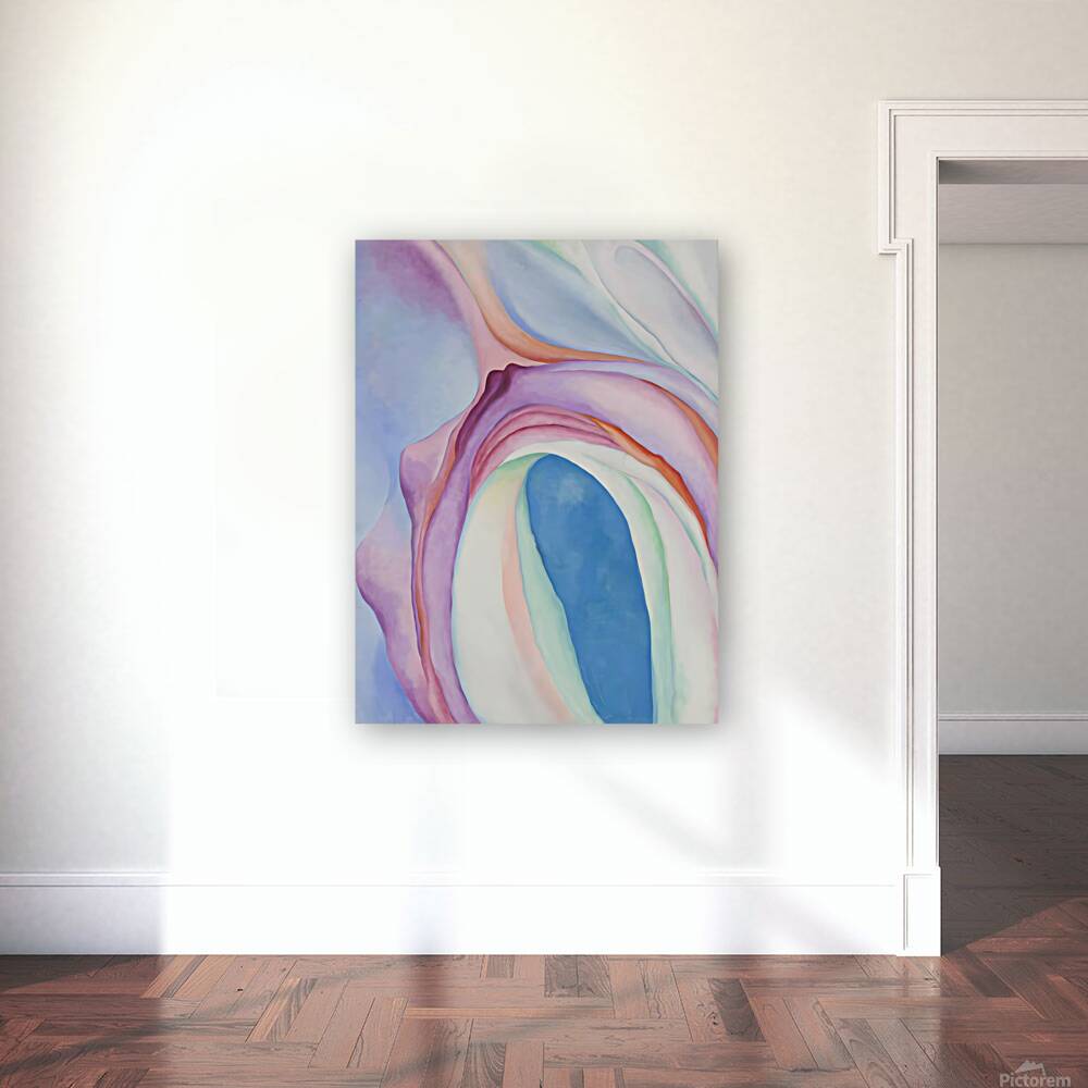 Georgia O Keeffe - Music Pink and Blue  No. 2 . 1918 Reproduction