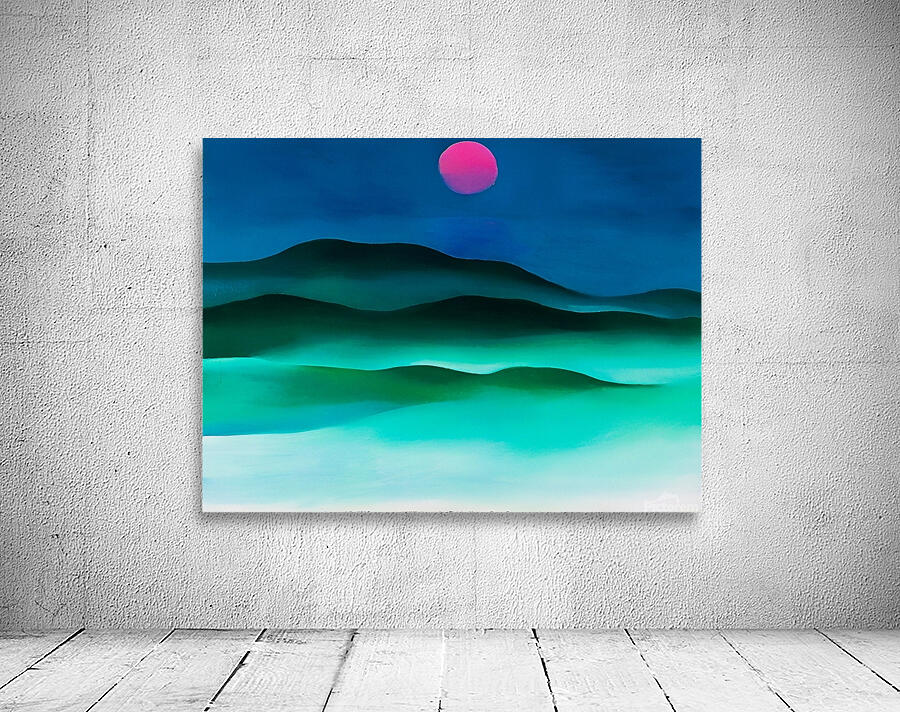 Georgia OKeeffe - Pink Moon over Water 1924  Wall Preview