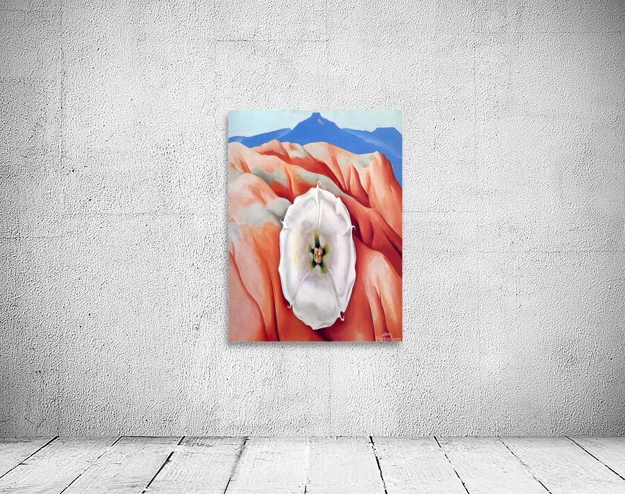 Georgia OKeeffe - Red hills and white flower II Wall Preview
