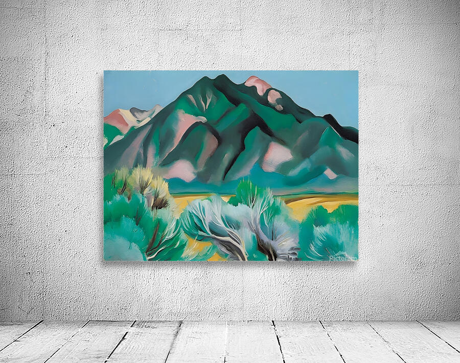 Georgia OKeeffe - New Mexico Landscape Wall Preview