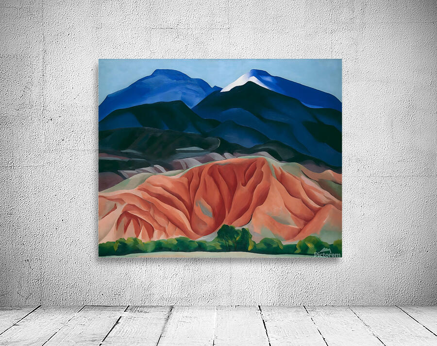 Georgia O’Keeffe - Black Mesa Landscape New Mexico  Out Back of Maries II 1930 Wall Preview