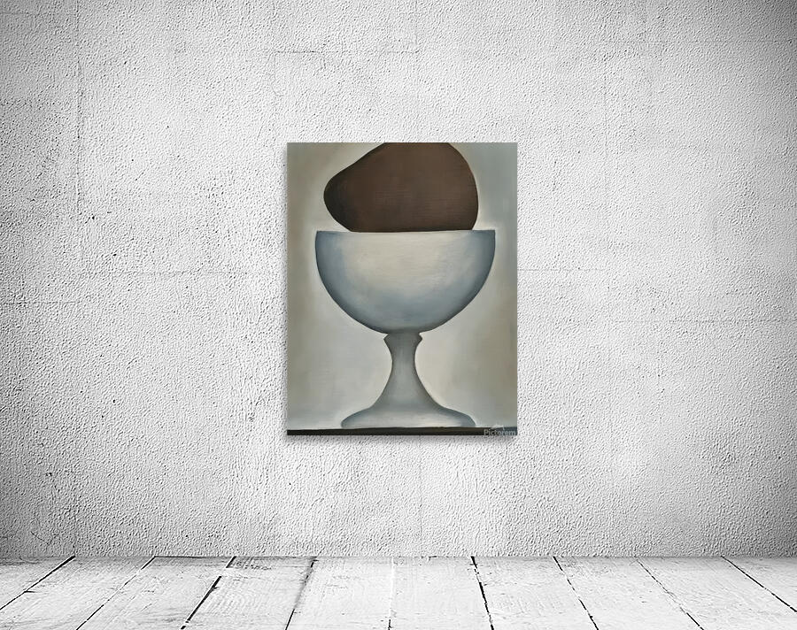 Georgia OKeeffe - Alligator Pear in White Dish 1921 Wall Preview