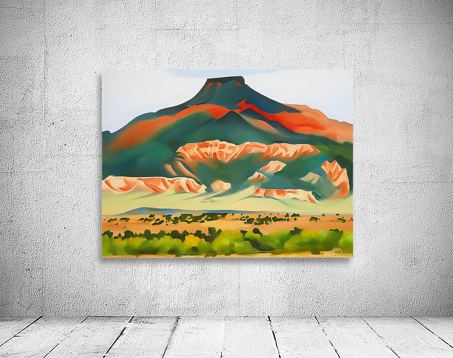 Georgia OKeeffe - Red and Yellow Cliffs Wall Preview