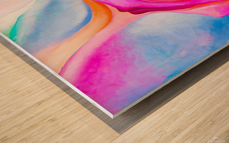 Georgia O Keeffe - Music Pink and Blue  No. 2 Wood print