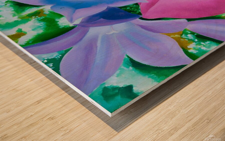 Georgia OKeeffe - Mountain Flowers No. II  Mariposa Lily Wood print