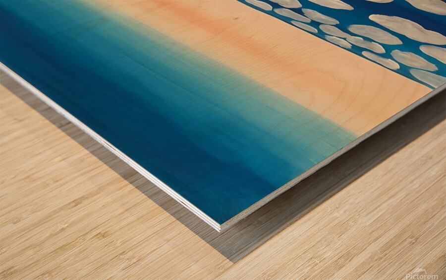 Georgia OKeeffe - Sky Above Clouds IV Wood print