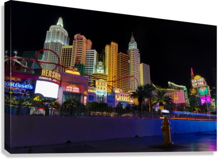 Las Vegas by Night 5 Canvas Print