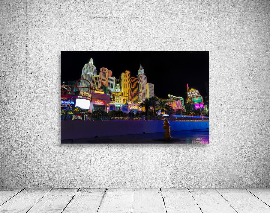 Las Vegas by Night 5 Wall Preview