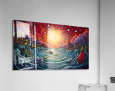 Psychedelic Ocean Waves Acrylic Print