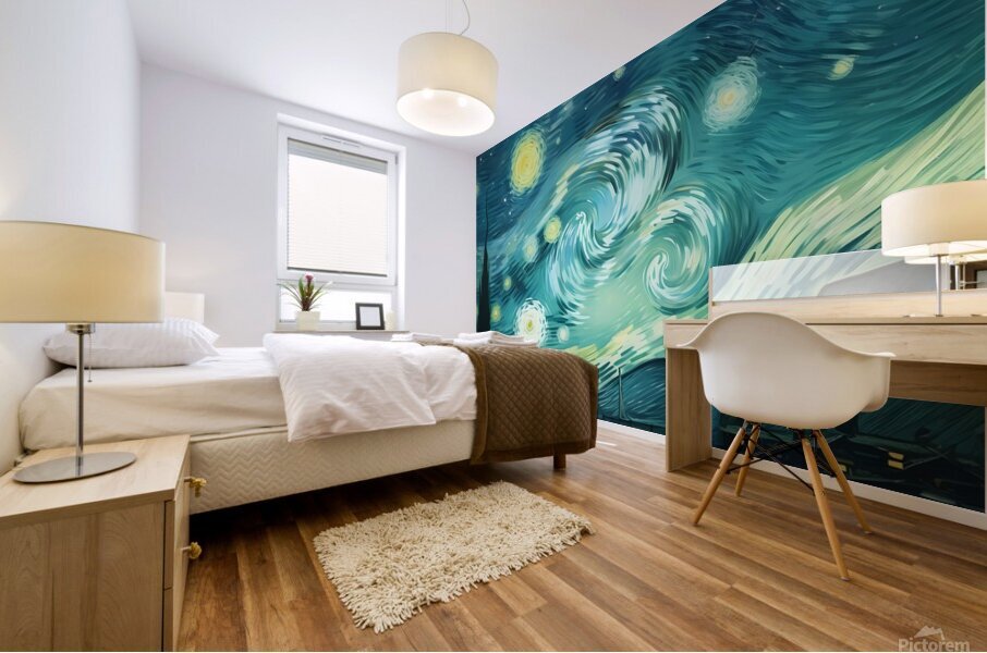 Starry Night Mural print