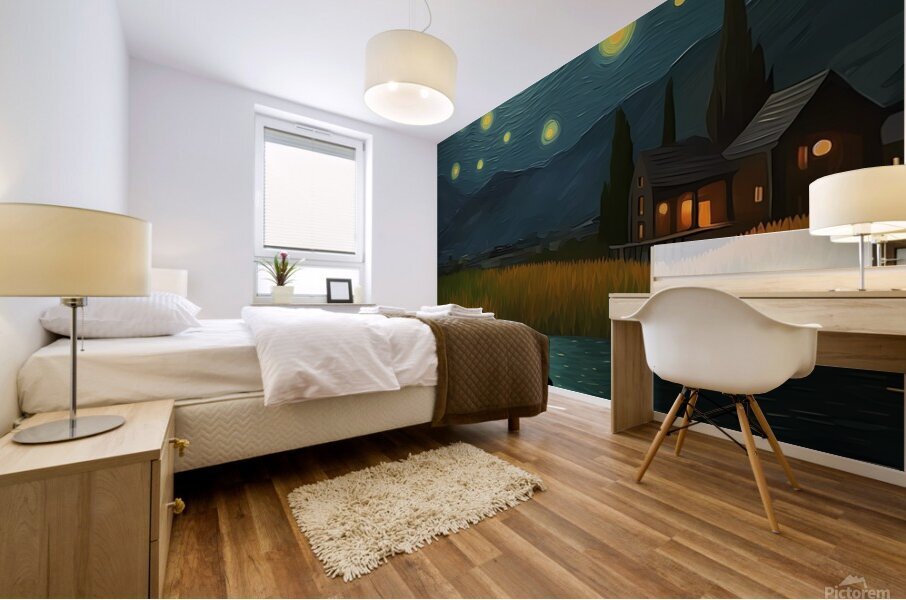 Starry Night Mural print