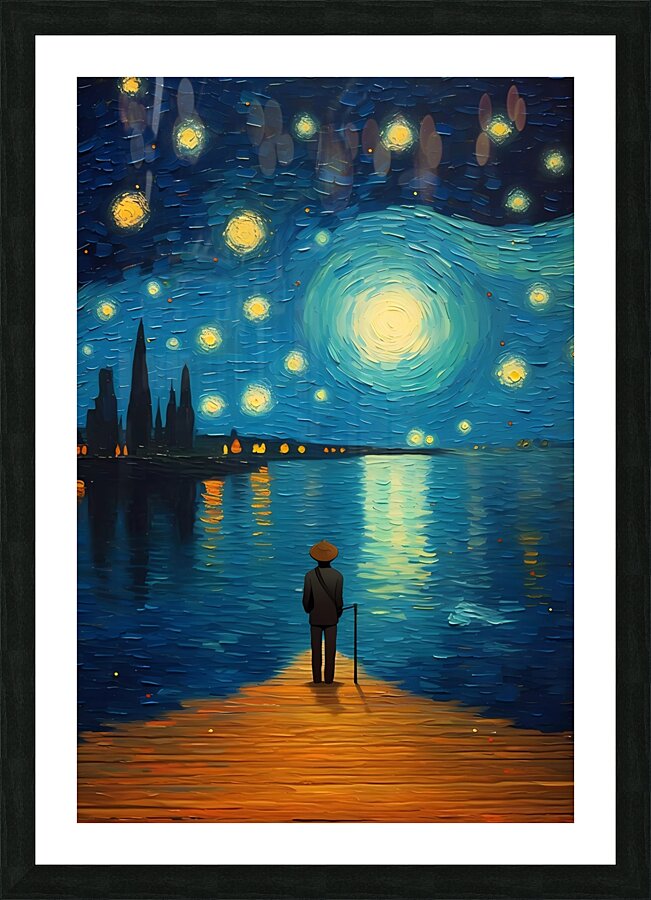 Starry Night Picture Frame print