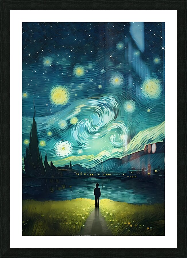 Starry Night Picture Frame print