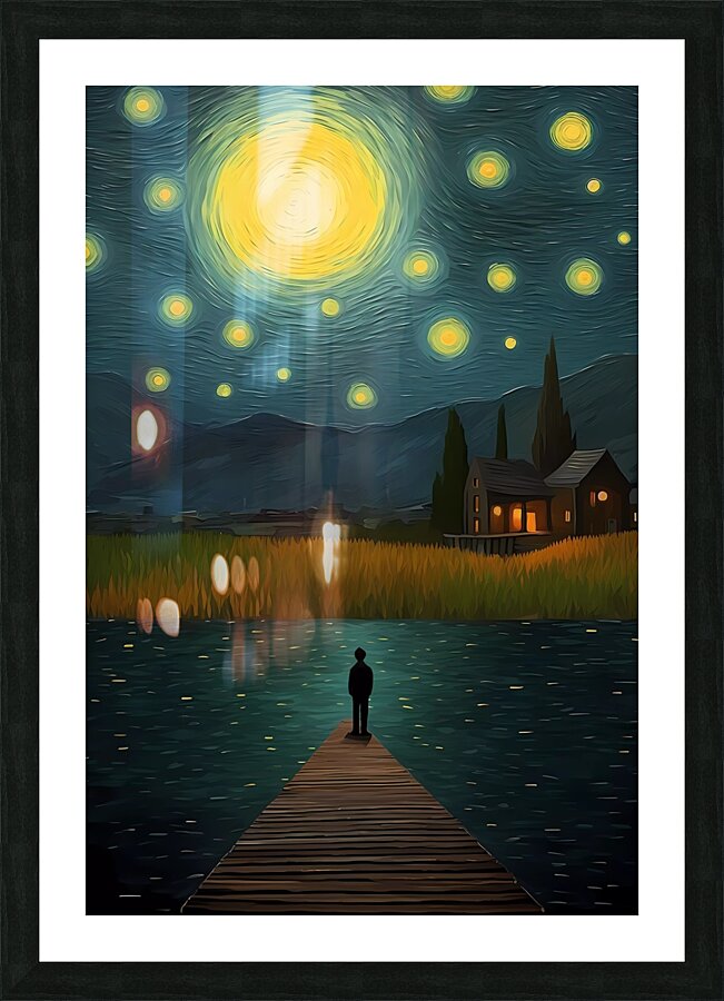 Starry Night Picture Frame print