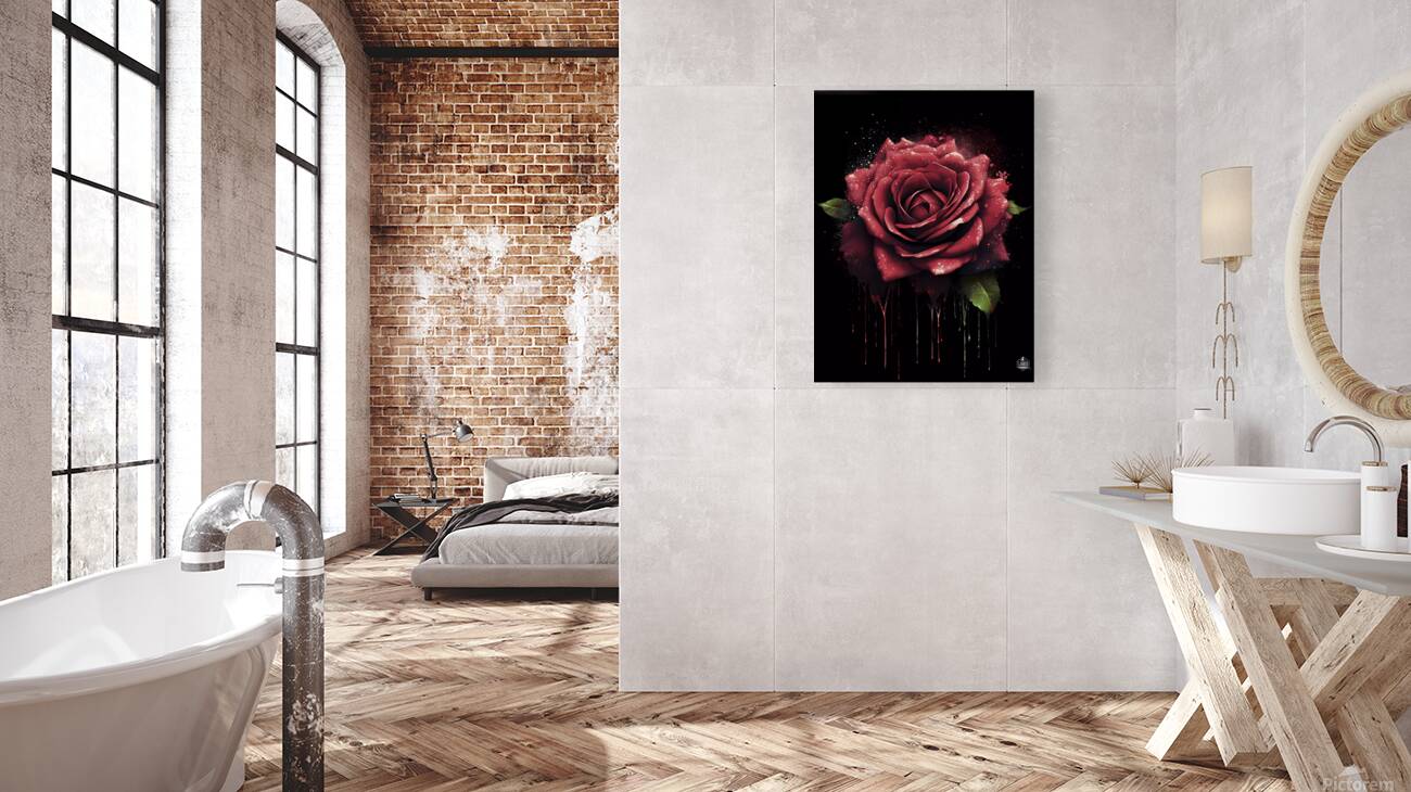 Red Rose Elegance Reproduction