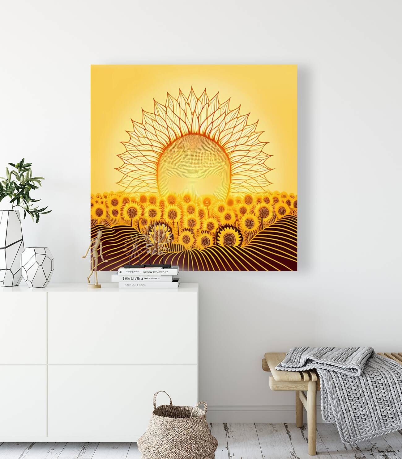 Sunflower Garden Reproduction