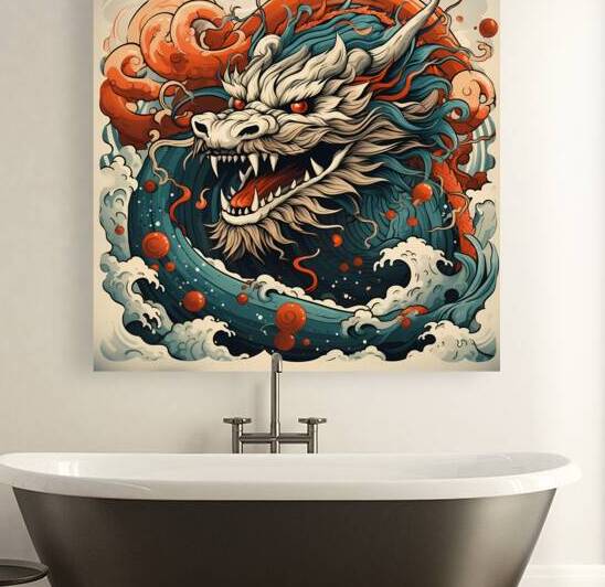 Japanese Dragon by Win Hardy