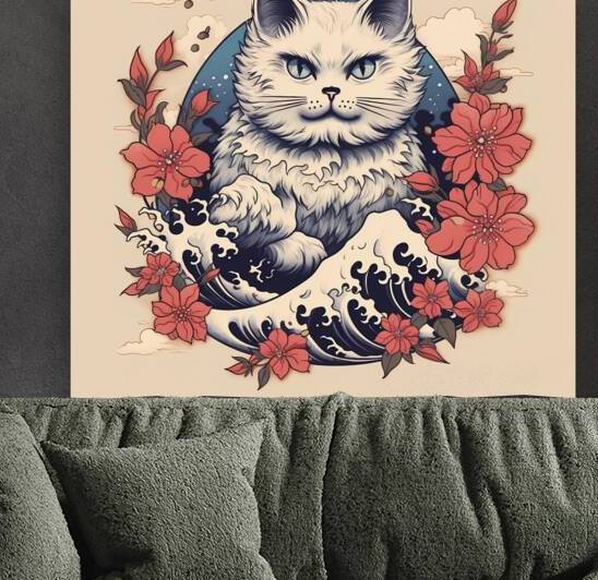 Neko Zen Garden by Win Hardy