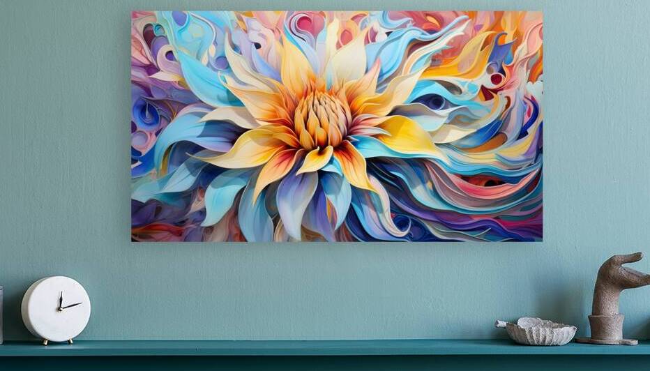 Extravagant Psychedelic Floral Arrangement by Win Hardy