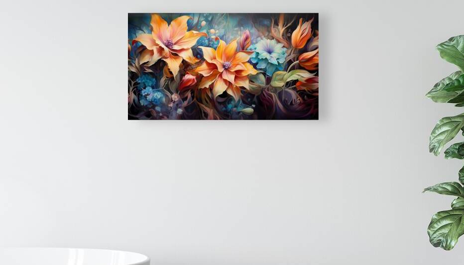 Extravagant Psychedelic Floral Arrangement by Win Hardy