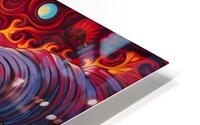 Psychedelic Ocean Waves HD Metal print
