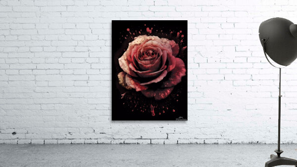 Red Rose Elegance Wall Preview