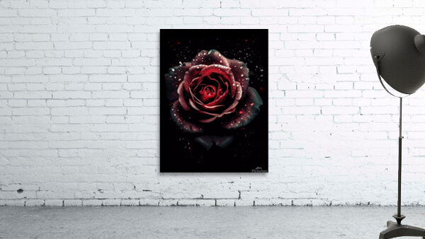 Red Rose Elegance Wall Preview