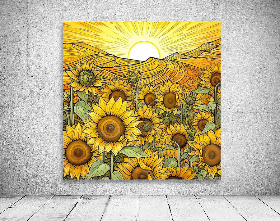 Sunflower Garden Wall Preview