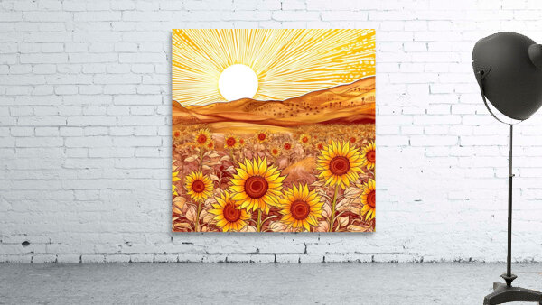 Sunflower Garden Wall Preview