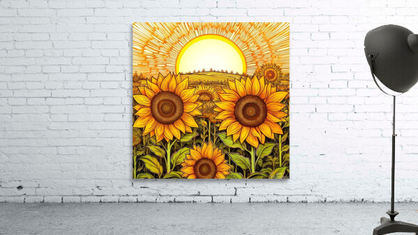 Sunflower Garden Wall Preview