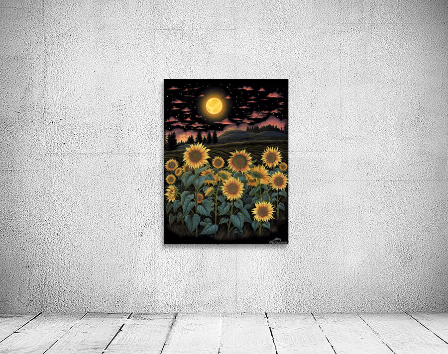Radiant Sunflower Wall Preview