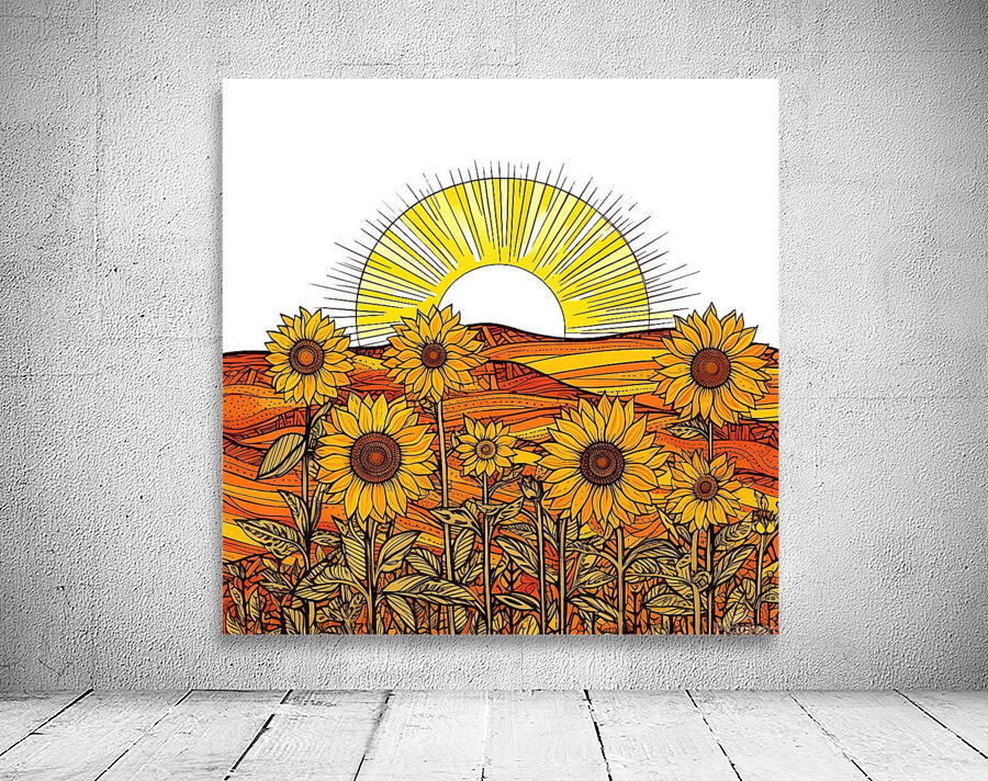 Sunflower Garden Wall Preview