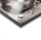 A girl expressing the importance of preserving childrens rights and opposing violence against them Acrylic print