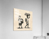 Contrasting Realities: Childhood Divide Acrylic Print