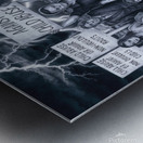 A pencil drawing conveying the fight against violence towards children Metal print