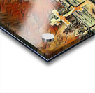 church snow pastel Acrylic print