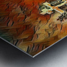 church snow pastel Metal print