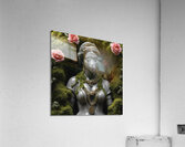 Rose in her garden Acrylic Print