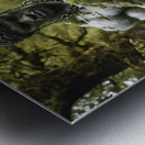 Brain Chain Metal print