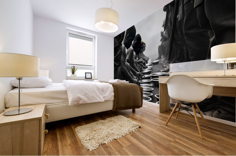 food line Mural print