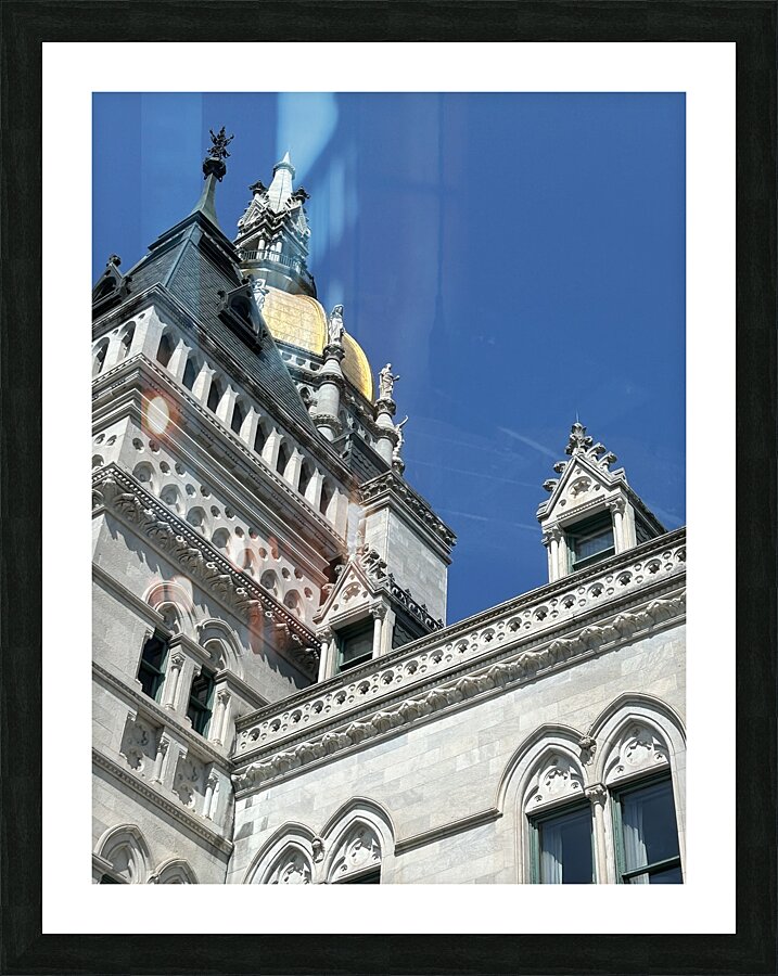 capitol bldg Hartford ct Picture Frame print