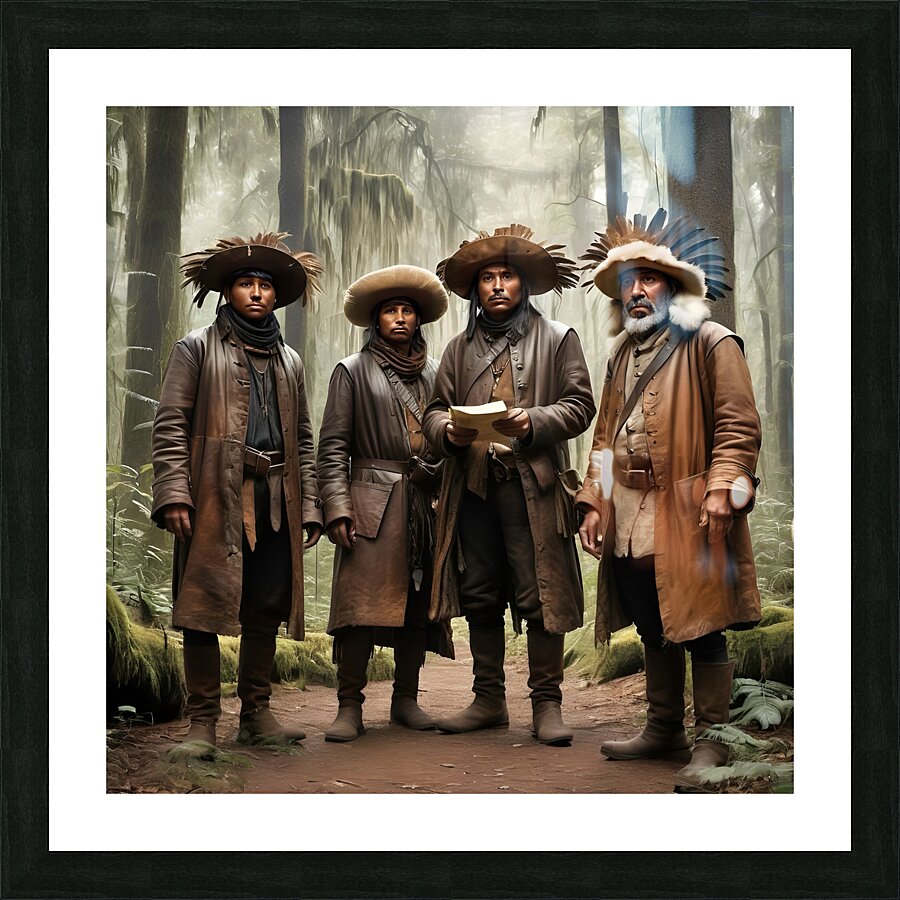 colonial pirates Picture Frame print