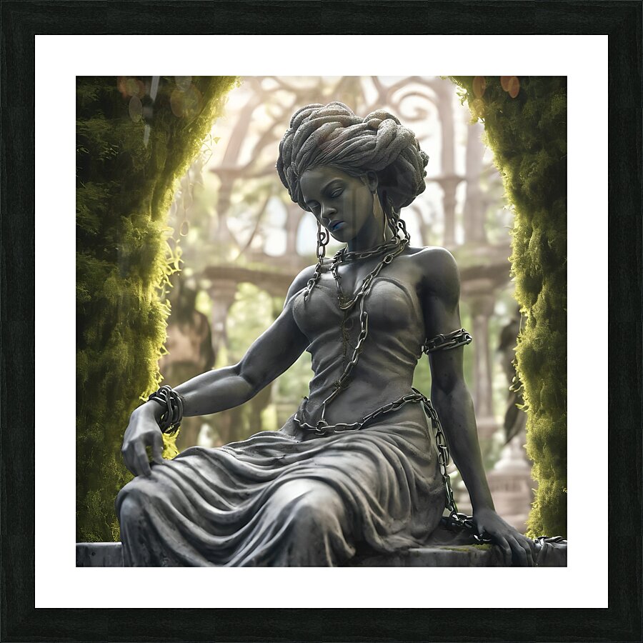 garden attendant Picture Frame print