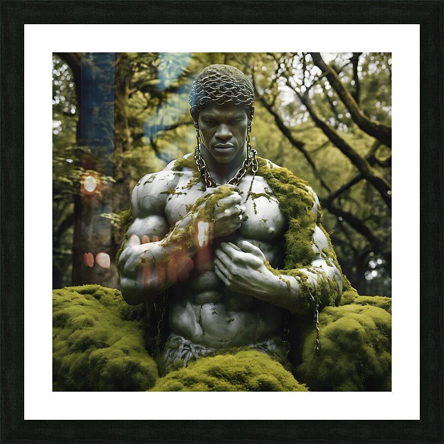 Brain Chain Picture Frame print