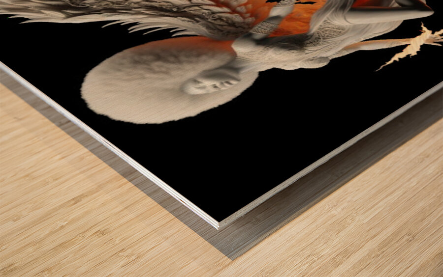 Phoenix Queen Wood print