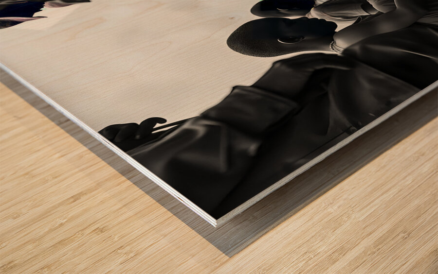 food line Wood print