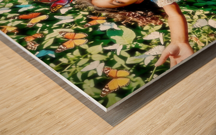 Happy Days Wood print