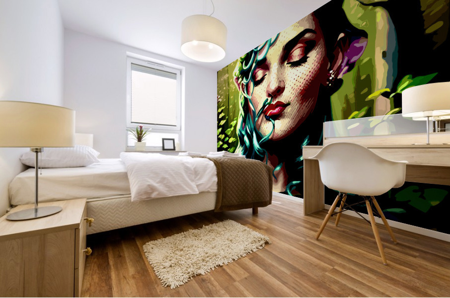 Perceive Mural print