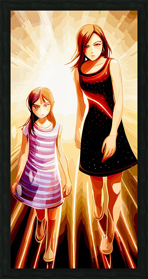 Peripatetic Picture Frame print